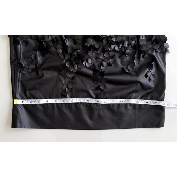 Kenar Women Black Festive "Floral" (circle fringe) Sleeveless Top Size M - Picture 8 of 10